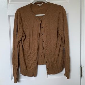 Loft camel cardigan